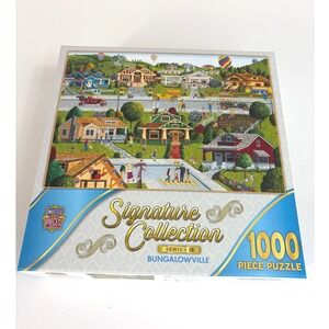 Master Pieces Signature Collection Series 2 Bungalowville Puzzle 1000 Piece NWT